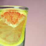 grapefruit soda glass