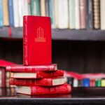 hotelier books stack