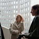 people talking informally