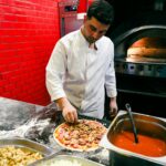 pizza chef at work