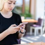 woman using fiets stepper